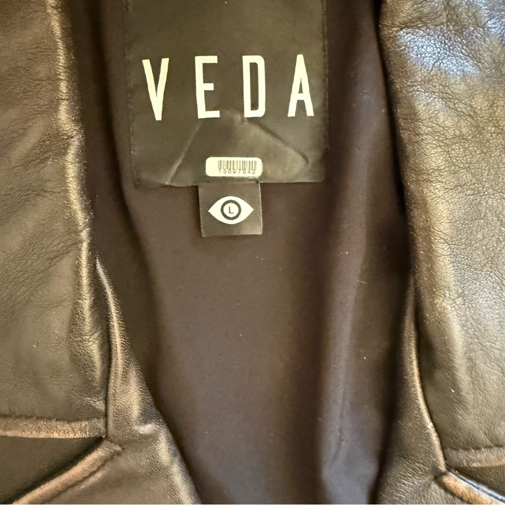 Veda brown motorcycle jacket size L - Picture 3 of 7